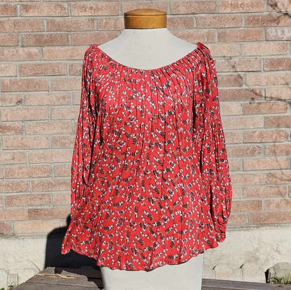 Ivy Jane floral oversized boho blouse - Picture 1 of 8